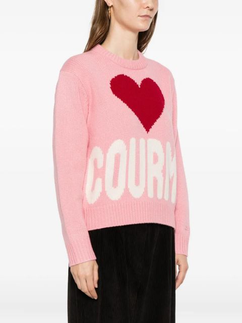 MC2 Saint Barth Kila Courma heart knit sweater - Pink - zdjęcie produktu nr 2