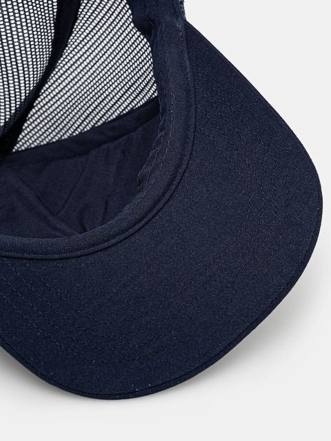 Helly Hansen czapka z daszkiem kolor granatowy z aplikacją 67155