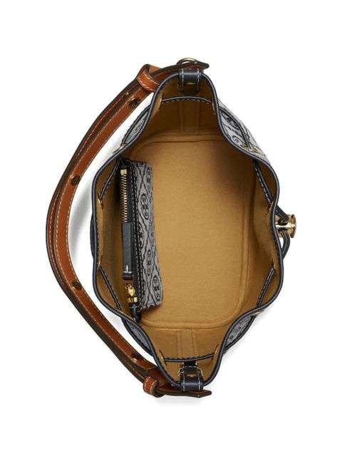 Tory Burch monogram bucket bag - Blue