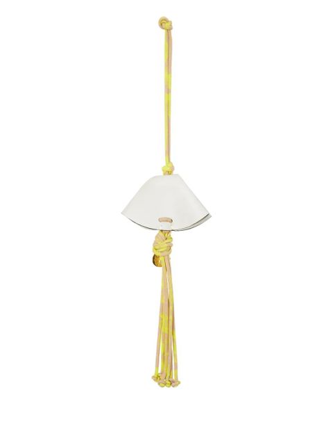 Versace Medusa leather-tassel keyring - White - zdjęcie produktu nr 2