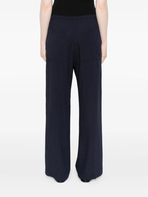 TOTEME elasticated-waist trousers - Blue