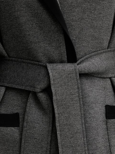 Joseph Ribkoff legginsy lounge z domieszką wełny damski kolor szary 253223