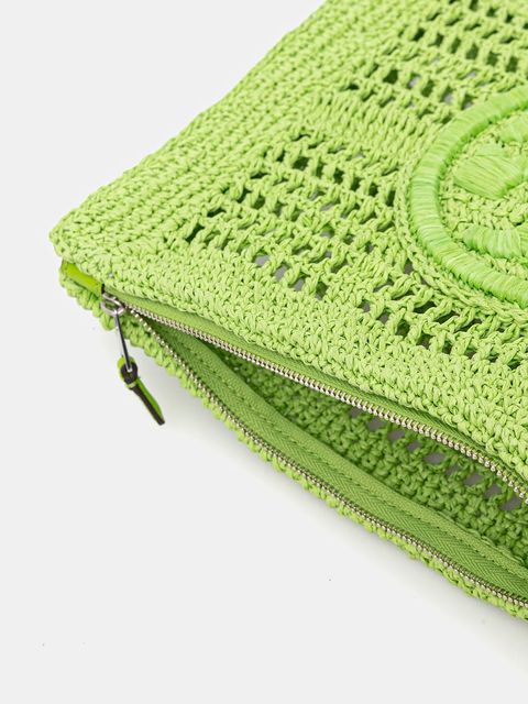 Tory Burch kopertówka Ella kolor zielony 155038-300