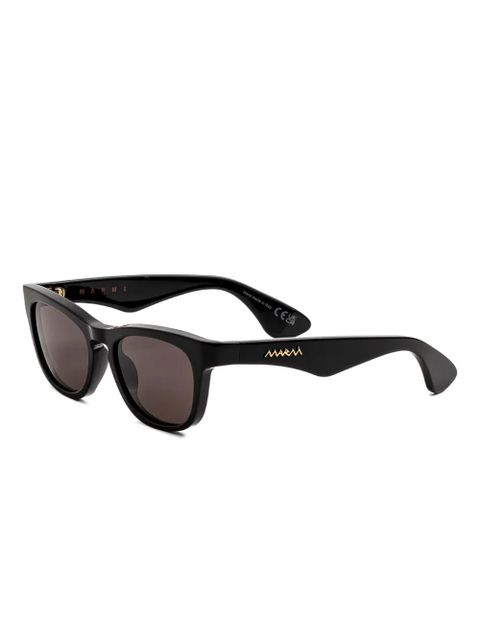 Marni Eyewear geometric frame sunglasses - Black