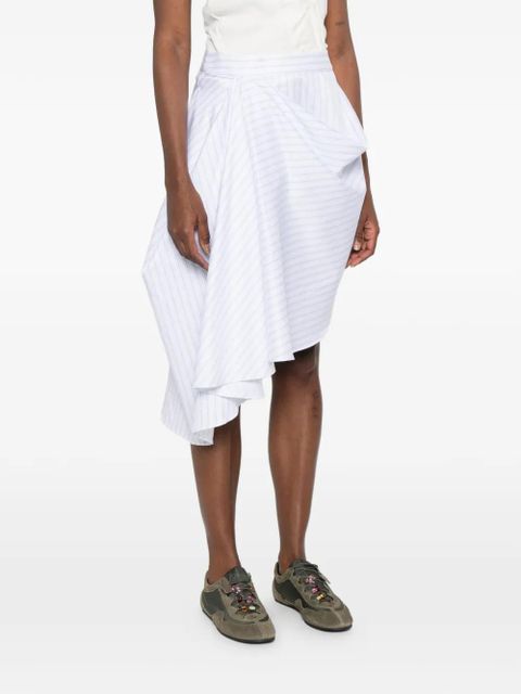 JW Anderson striped skirt - White