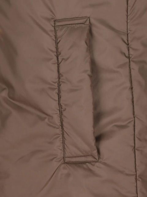 Max Mara hooded zip-up gilet - Brown