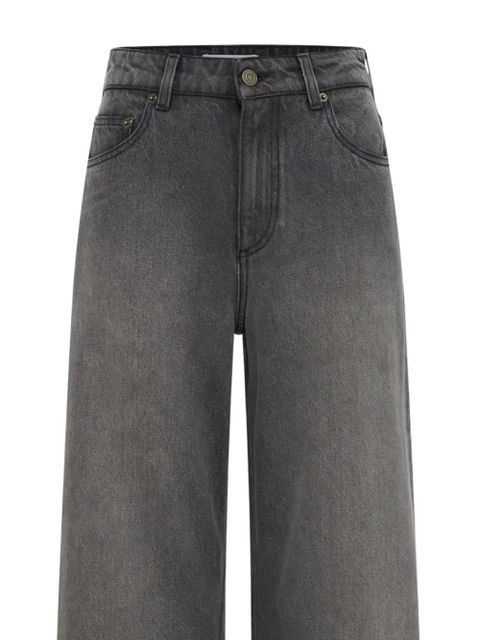 Marine Serre laser wash flared jeans - Grey - zdjęcie produktu nr 2