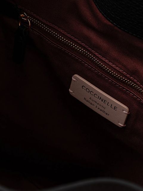 Coccinelle torebka skórzana kolor czarny E1.TFK.23.01.01