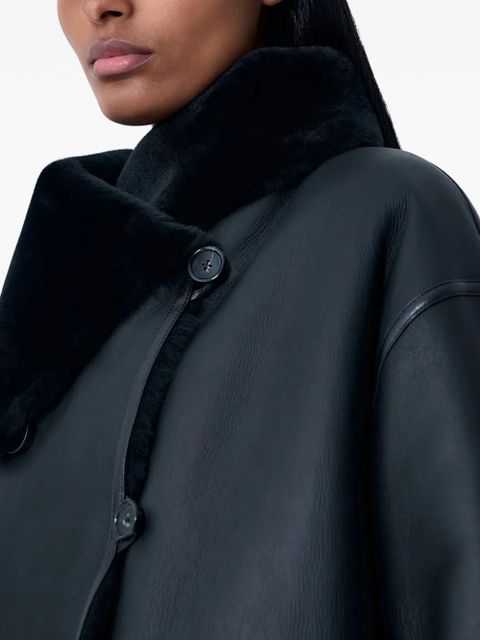 TOTEME oversized coat - Black