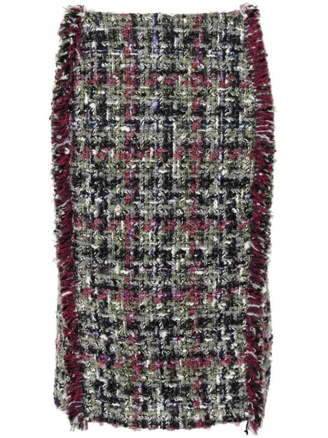 ETRO bouclé midi skirt - Grey - zdjęcie produktu nr 1
