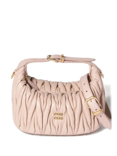 Miu Miu mini Wander matelassé tote bag - Pink - zdjęcie produktu nr 1