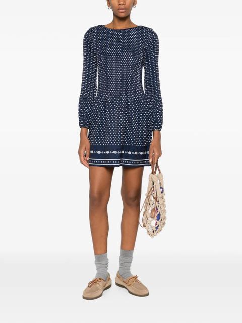 Maje polka dot mini dress - Blue - zdjęcie produktu nr 2