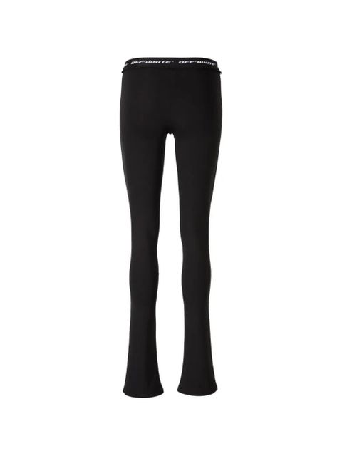 Off-White drawstring fastening leggings - Black - zdjęcie produktu nr 2