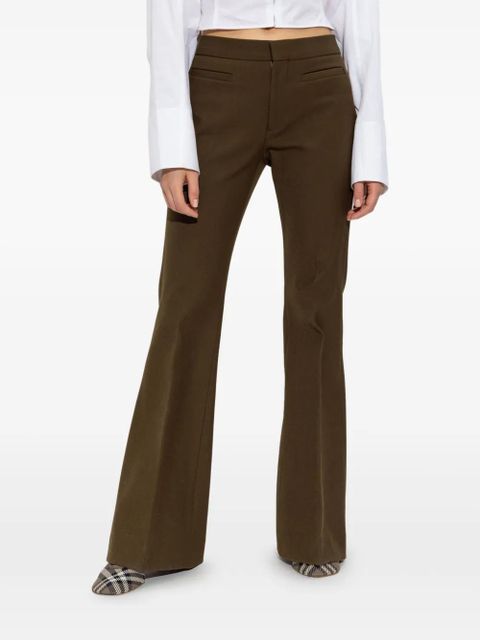 Burberry wool-blend trousers - Green