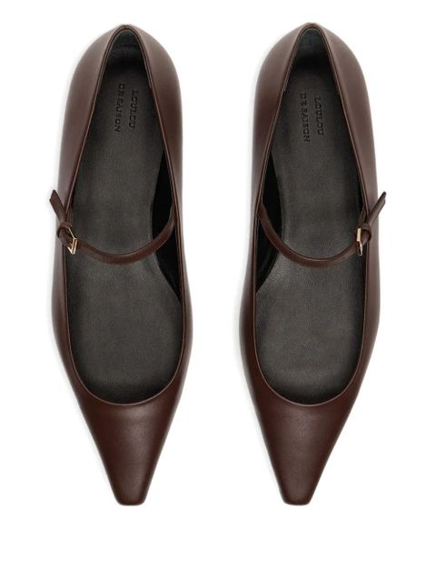 LouLou de Saison Alice pointed-toe ballet flats - Brown - zdjęcie produktu nr 2