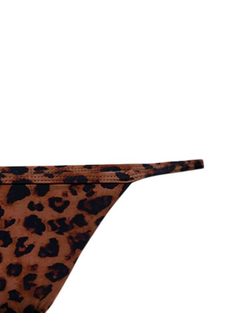 Christopher Esber leopard-print bikini bottoms - Brown - zdjęcie produktu nr 2