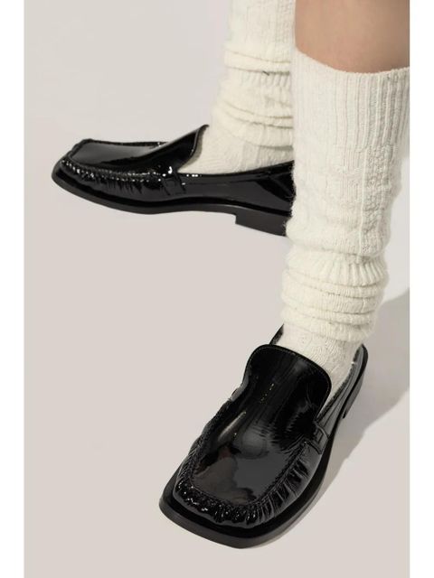 The Attico leather loafers - Black - zdjęcie produktu nr 2