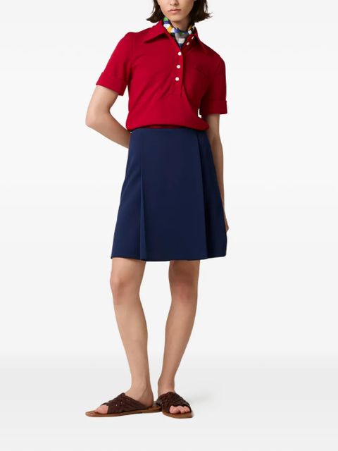Miu Miu pleated mini skirt - Blue - zdjęcie produktu nr 2