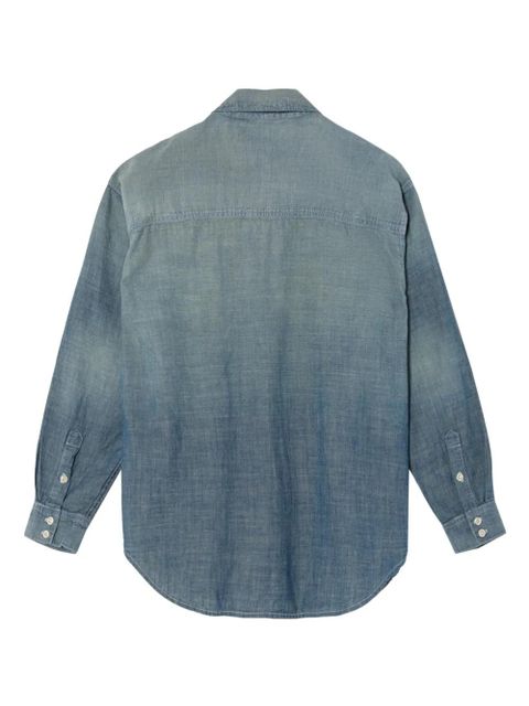 RE/DONE x Pamela Anderson chambray shirt - Blue - zdjęcie produktu nr 2