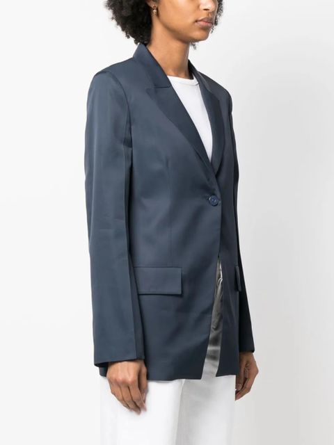 Jil Sander single-breasted blazer - Blue