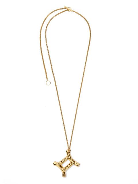 Jil Sander zodiac-sign pendant necklace - Gold - zdjęcie produktu nr 2