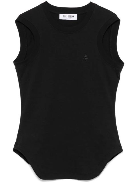 The Attico Reese tank top - Black - zdjęcie produktu nr 1