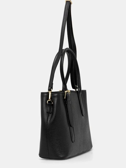 Answear.LAB torebka skórzana kolor czarny