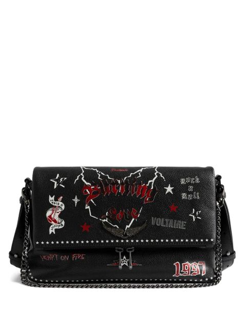 Zadig&Voltaire Rock Nano Punk star-embellished chain shoulder bag - Black - zdjęcie produktu nr 1