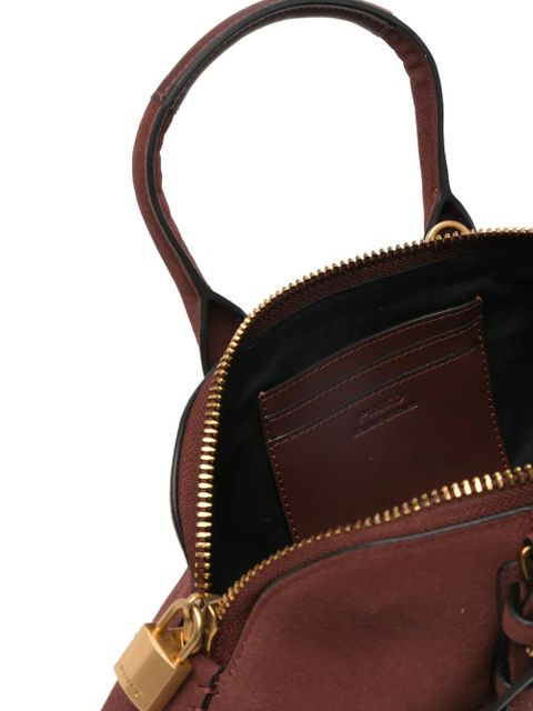 PINKO padlock top-handles tote bag - Red