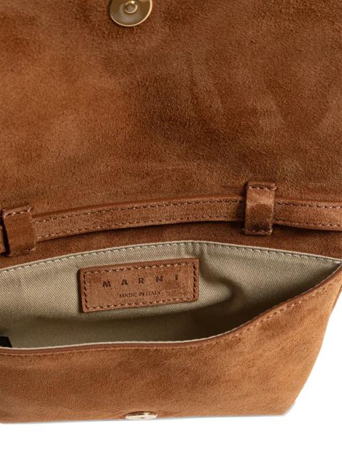 Marni suede cross bag - Brown