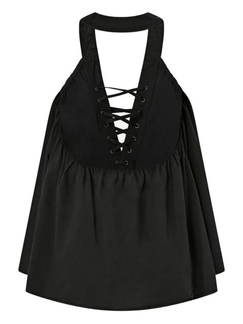 PINKO lace-up top - Black - zdjęcie produktu nr 2