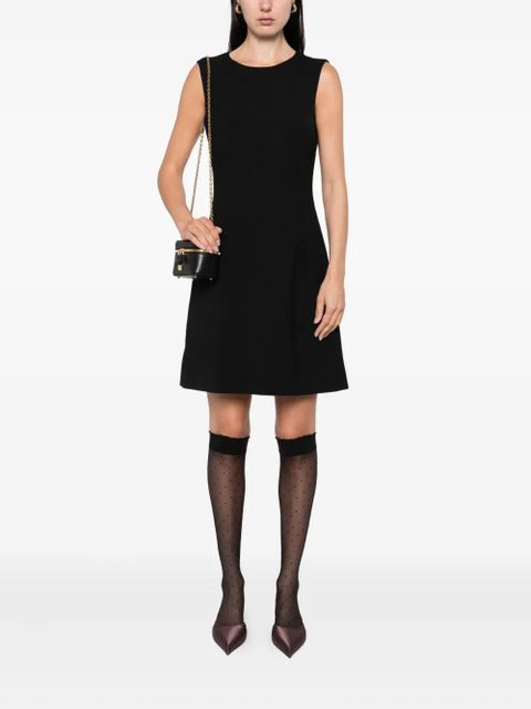 Dolce & Gabbana DNA leopard-print lining sleeveless mini dress - Black - zdjęcie produktu nr 2