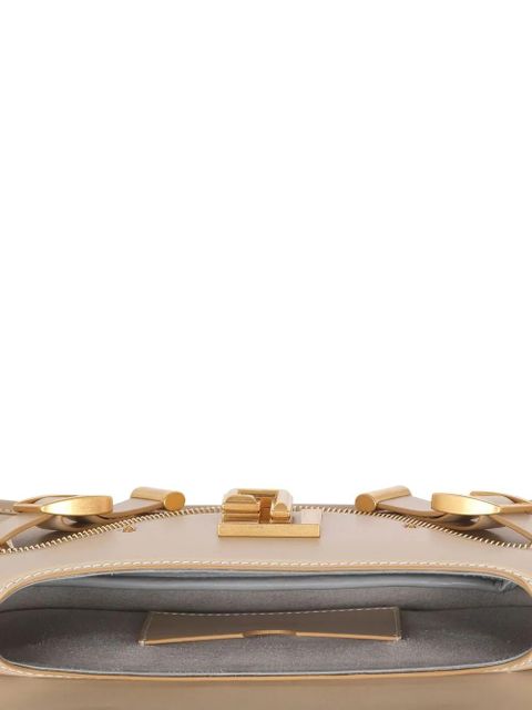 Balmain Blaze leather tote bag - Neutrals