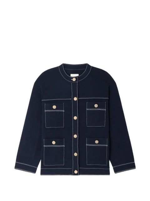 SANDRO long-sleeve cardigan - Blue - zdjęcie produktu nr 1