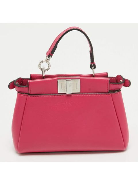 Fendi Pre-Owned 2015 micro Peekaboo two-way bag - Pink