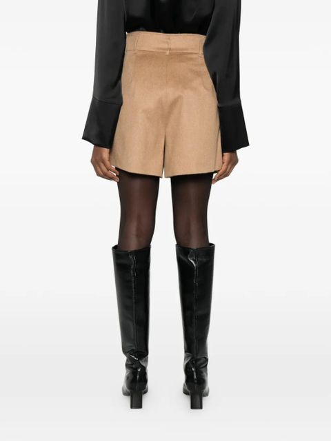 Max Mara zip-detail shorts - Neutrals