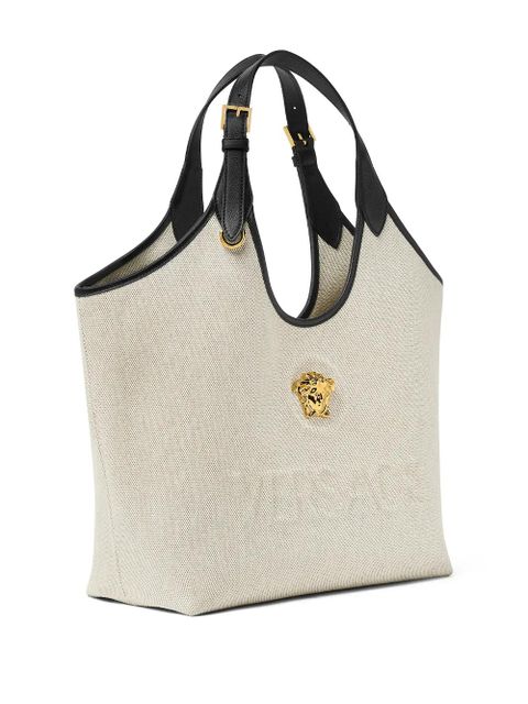 Versace Medusa-emblem tote bag - Neutrals