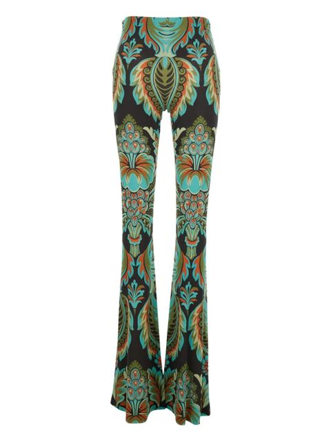 ETRO paisley-print flared trousers - Black - zdjęcie produktu nr 2