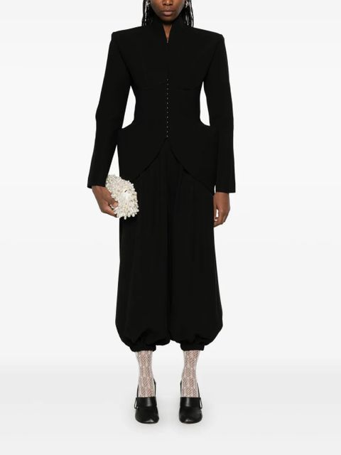 Valentino Garavani elastic-ankle trousers - Black - zdjęcie produktu nr 2