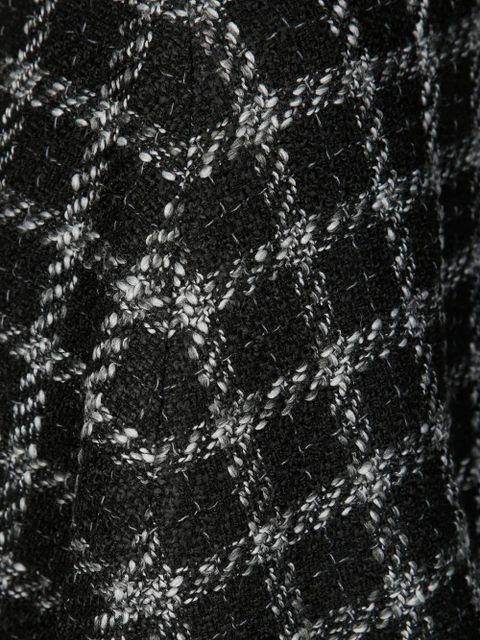 Diesel checked Gonna A-line skirt - Black