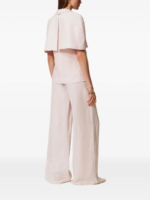 TWINSET wide-leg trousers - Pink