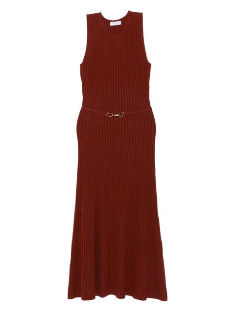 Gabriela Hearst ribbed-knit dress - Brown - zdjęcie produktu nr 1