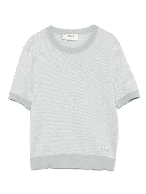 FENDI micro-FF T-shirt - Green - zdjęcie produktu nr 1