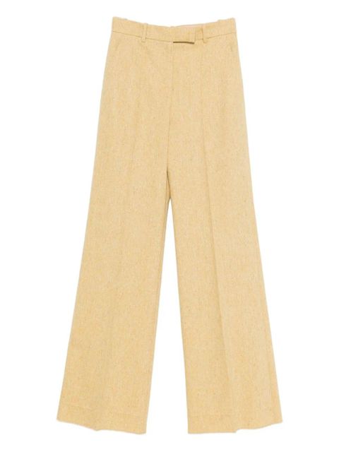 Valentino Garavani belt-loop trousers - Yellow - zdjęcie produktu nr 1