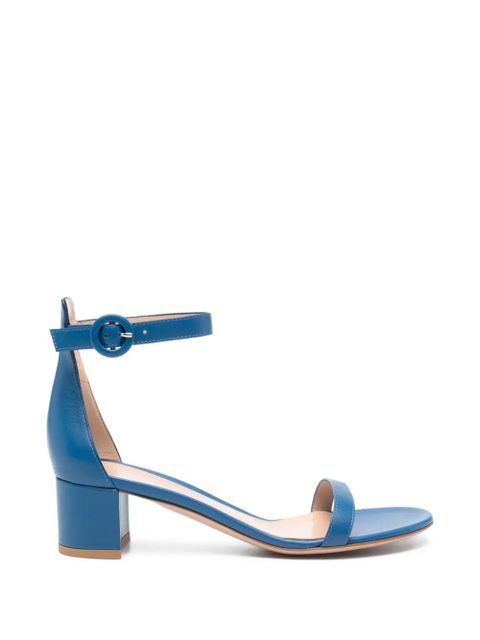 Gianvito Rossi buckle-strap sandals - Blue - zdjęcie produktu nr 1