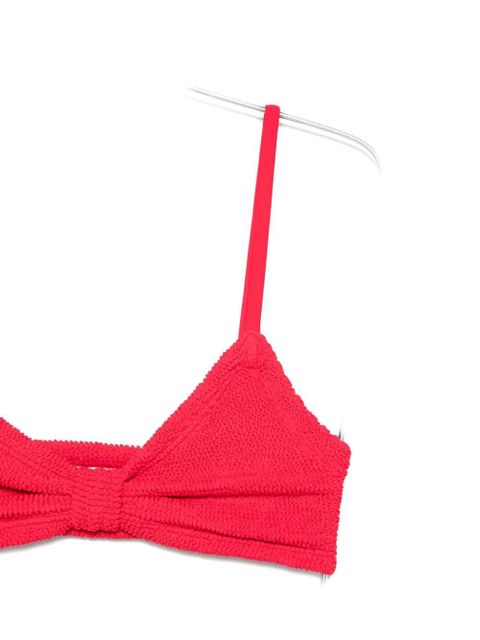 Hunza G Alicia bow-effect bikini - Red