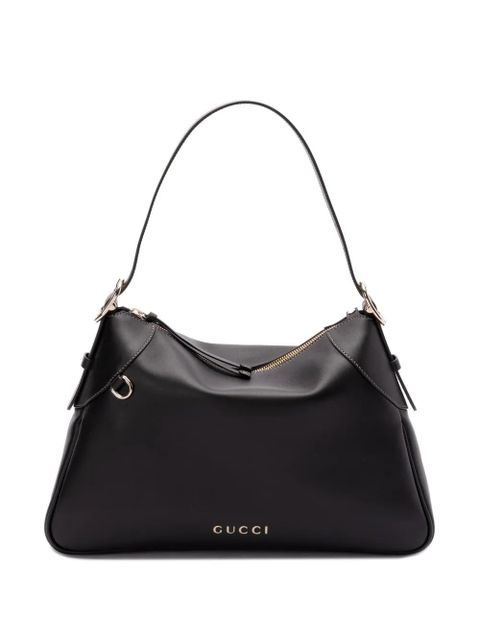 Gucci large GG emblem shoulder bag - Black - zdjęcie produktu nr 1