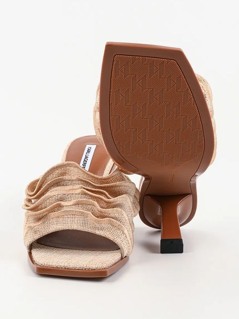 Karl Lagerfeld klapki Karmel