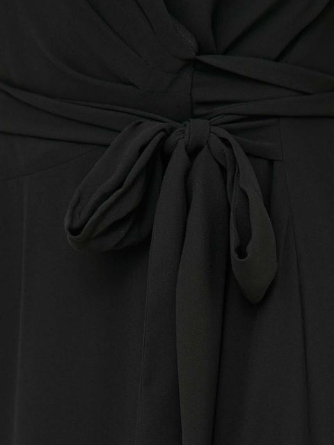 Lauren Ralph Lauren sukienka kolor czarny midi rozkloszowana 250909381