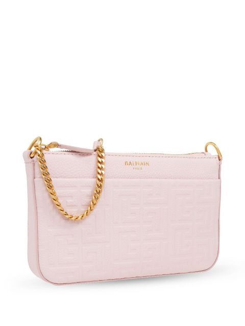 Balmain 1945 PB Labyrinth monogram mini bag - Pink